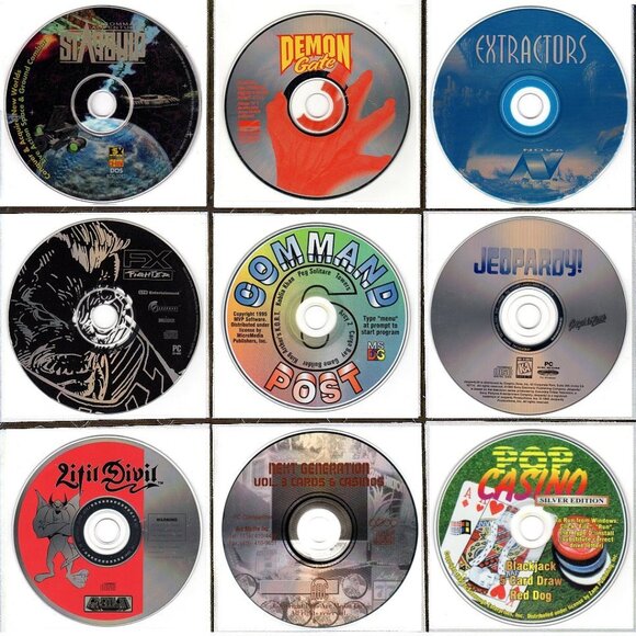 Vintage Games Lot #04 for DOS/Win 3.1/95 1995 - Picture 1 of 10